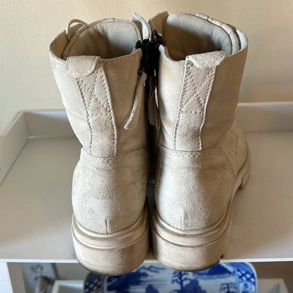MJUS lace up ankle boots offwhite size 36 - Picture 10 of 13